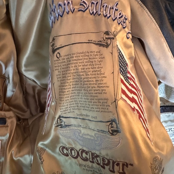 Leather Jacket Men’s Medium - Picture 3 of 6